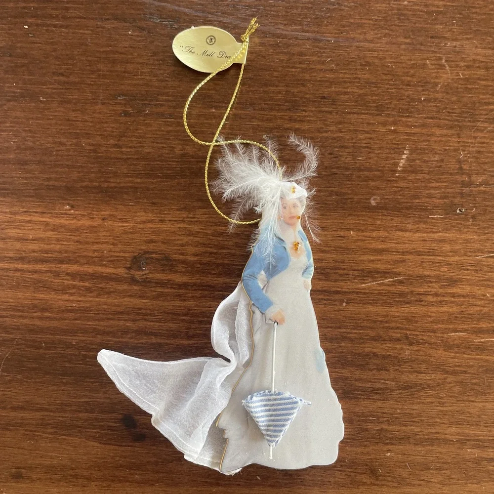 Scarlett O'Hara Ornament Bradford Exchange The Mill Dress Gone with the Wind